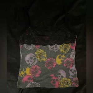 Hysteric Glamour skull tank